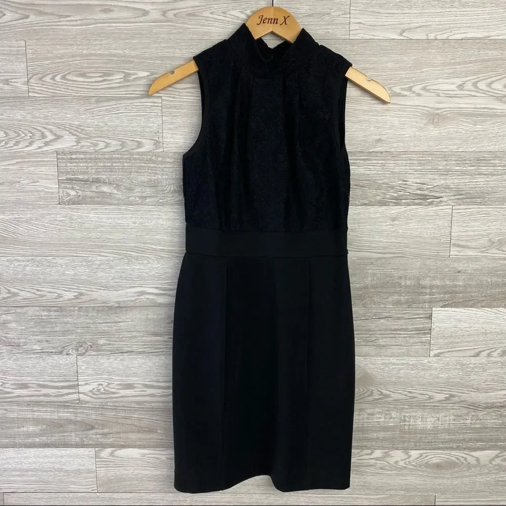 Rhapsody Black Sleeveless Dress